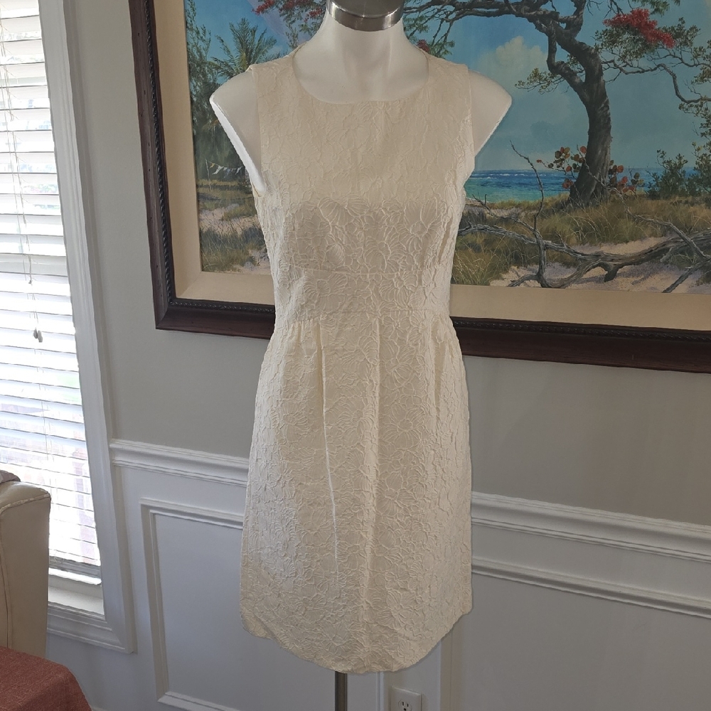 Michael Kors Cream Lace Mini Dress